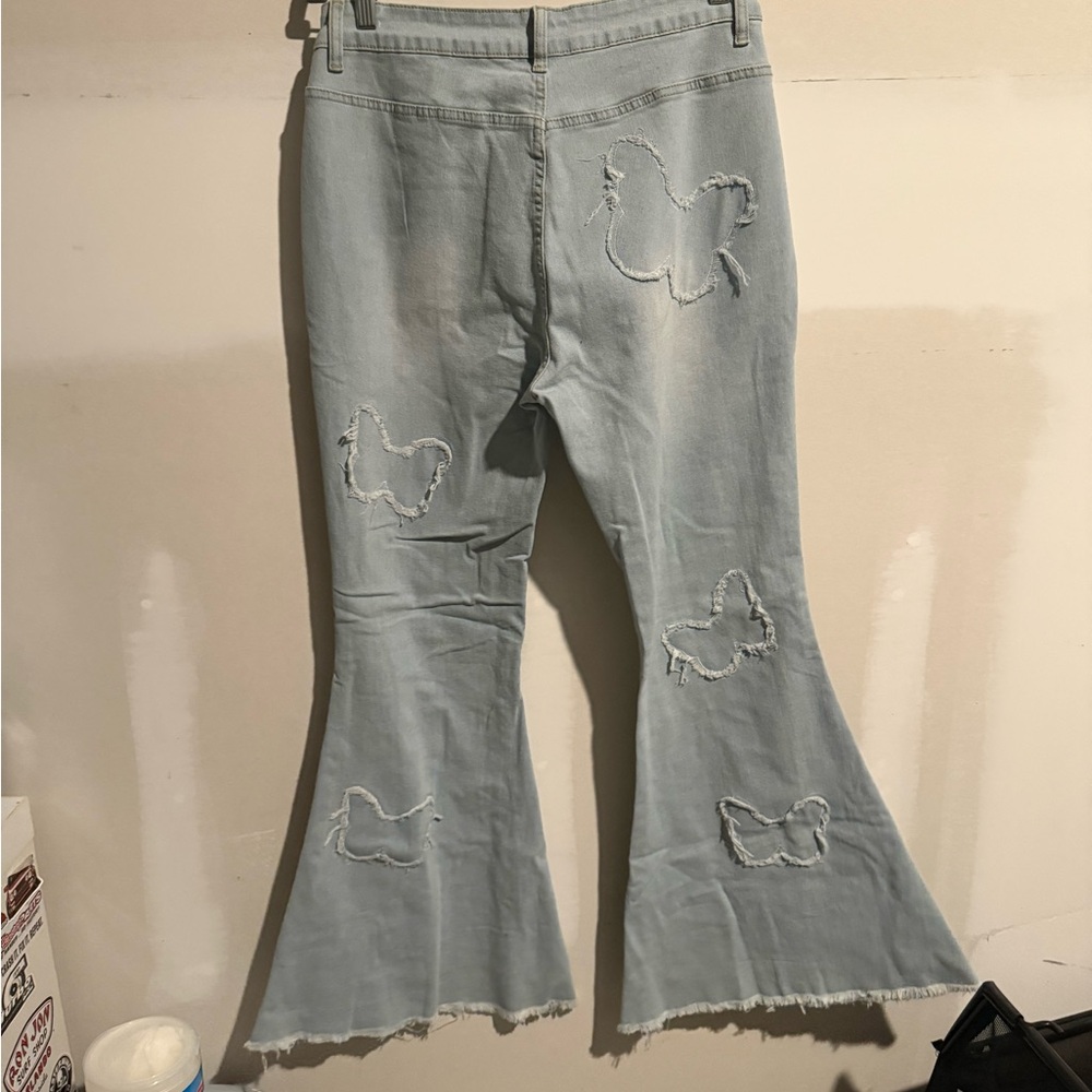 Light Blue Flared Jeans